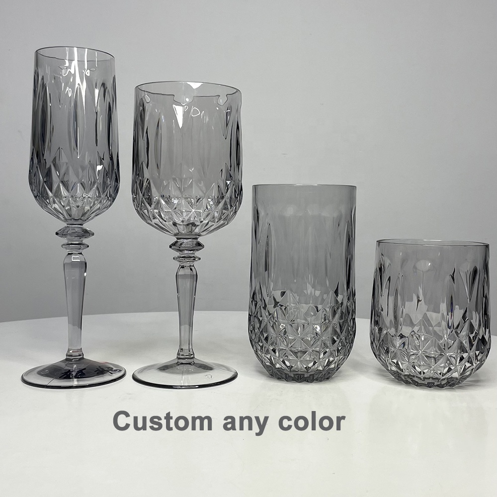 Custom Plastic Red Wine Glasses