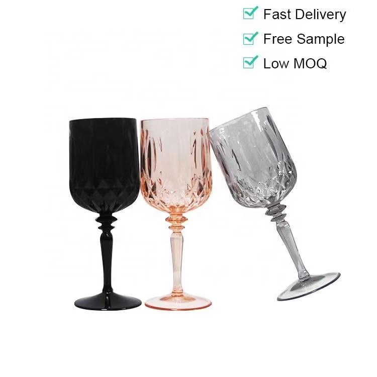 Custom Plastic Red Wine Glasses