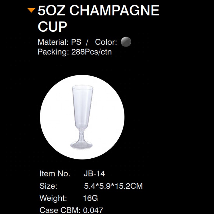 Wholesale Plastic Champagne Glass