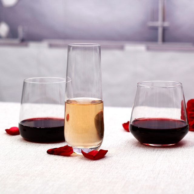 Fashion Stemless Wine Glasses (2)
