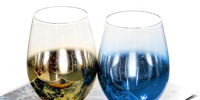 Fashion Stemless Wine Glasses (4)