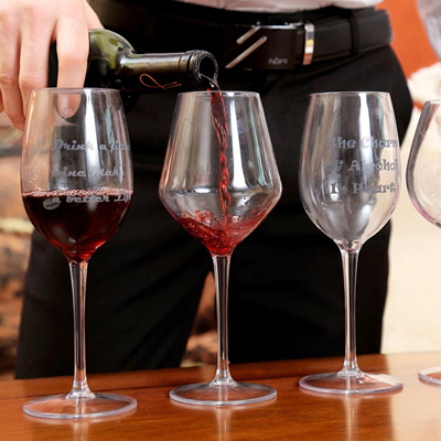 Wholesale Plastic Wine Glasses (1) -400