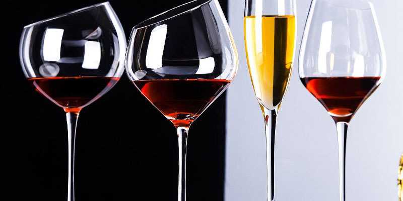 Free crystal wedding champagne wine glasses (4)